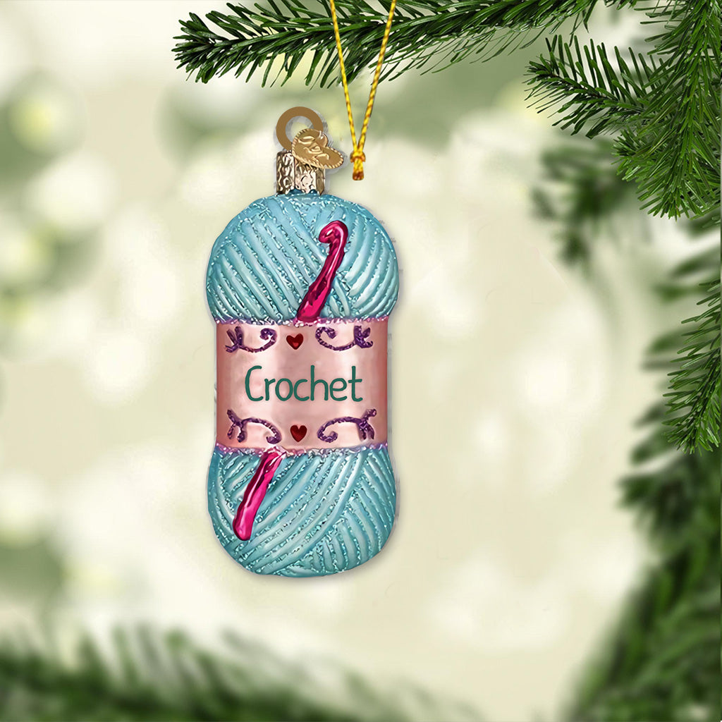 Love Crochet - Personalized Crocheting Ornament