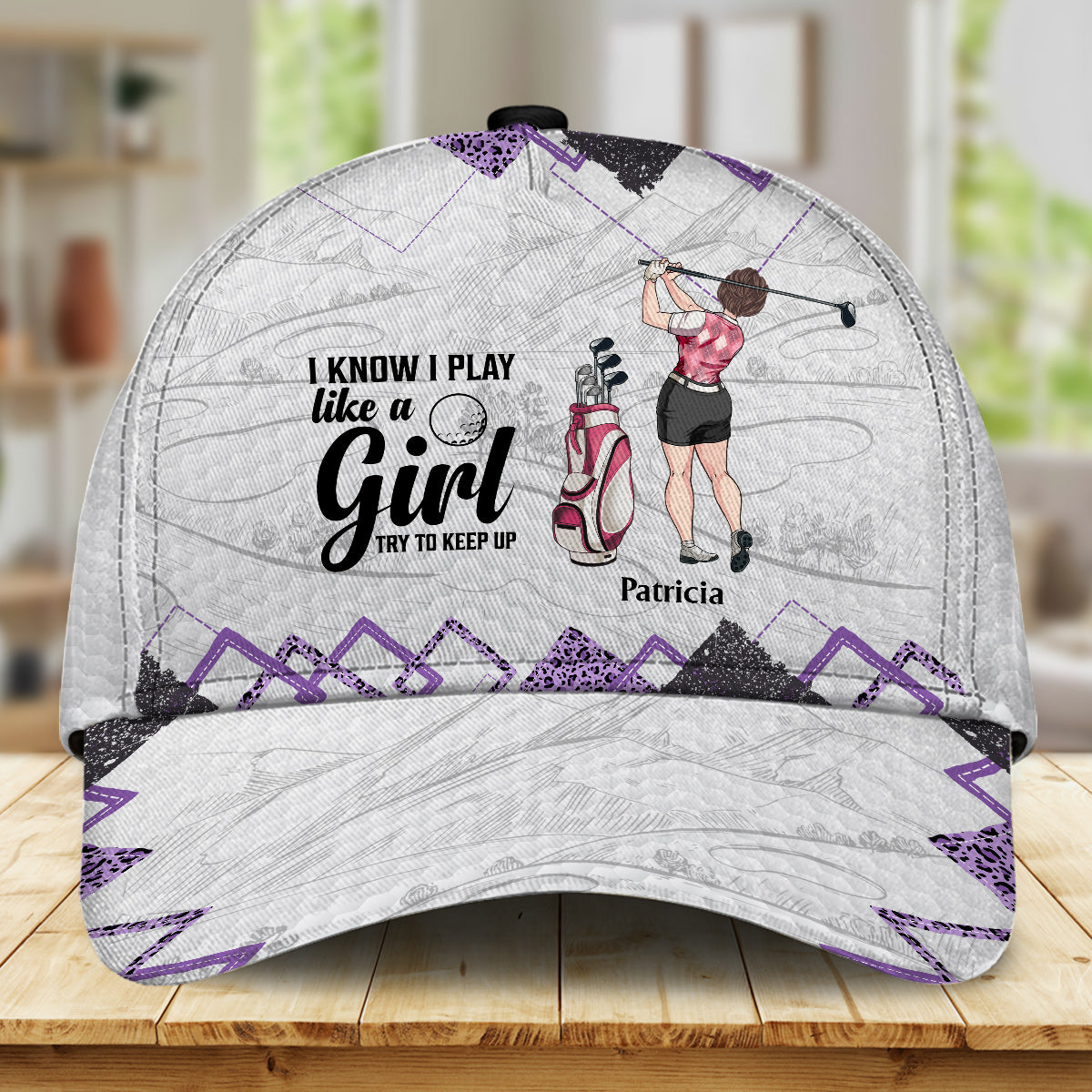 Golf Instruction - Golf gift for her, girlfriend, wife, daughter - Personalized Classic Cap