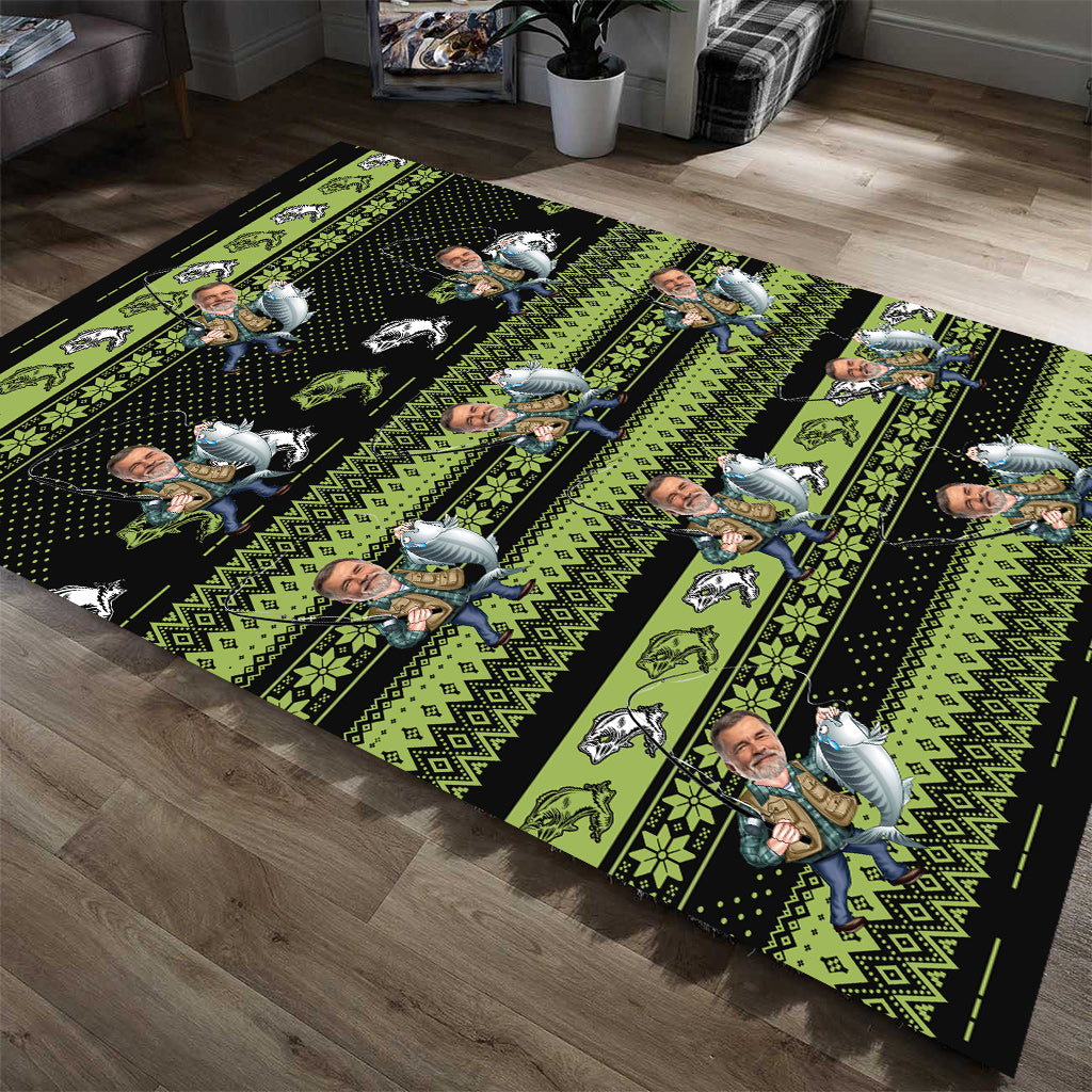 Love Fishing - Personalized Fishing Rug