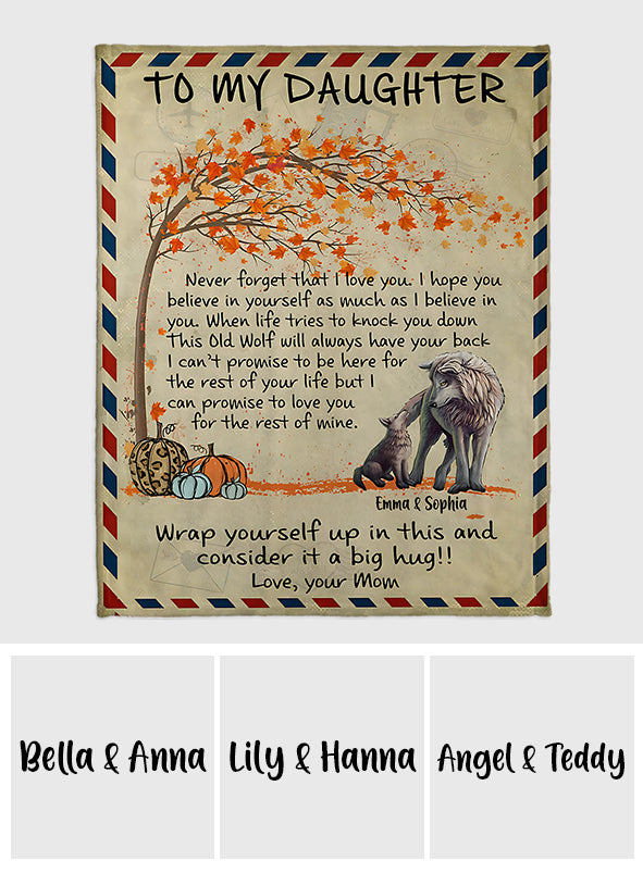 Lettre à ma fille - Couverture personnalisée pour fille