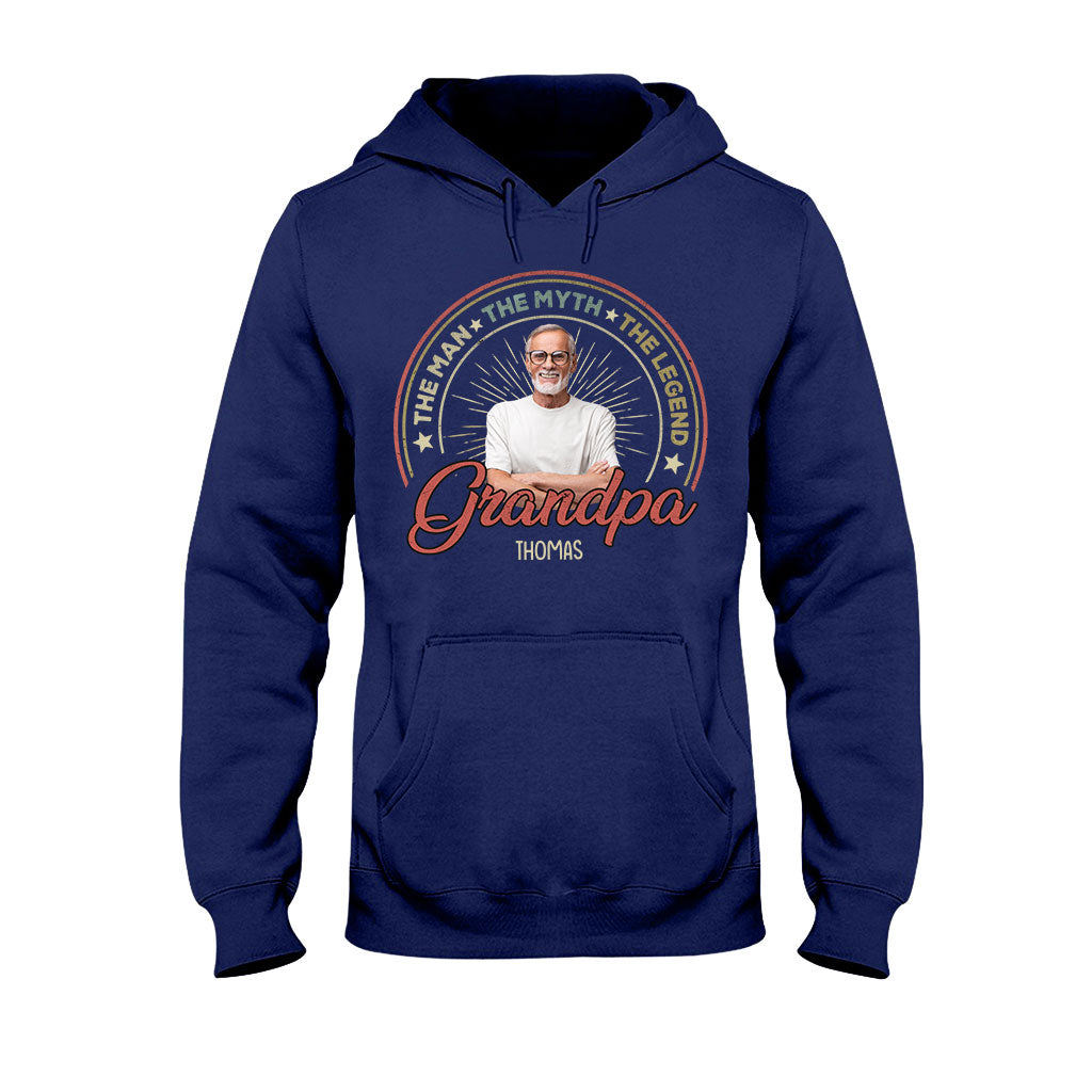 The Man The Myth The Legend - Gift for dad, grandpa - Personalized T-shirt And Hoodie