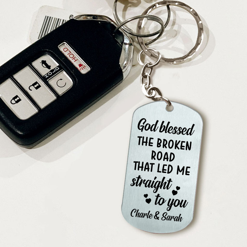 I'm Yours - Couple gift for husband, boyfriend, wife, girlfriend - Personalized Stainless Steel Keychain