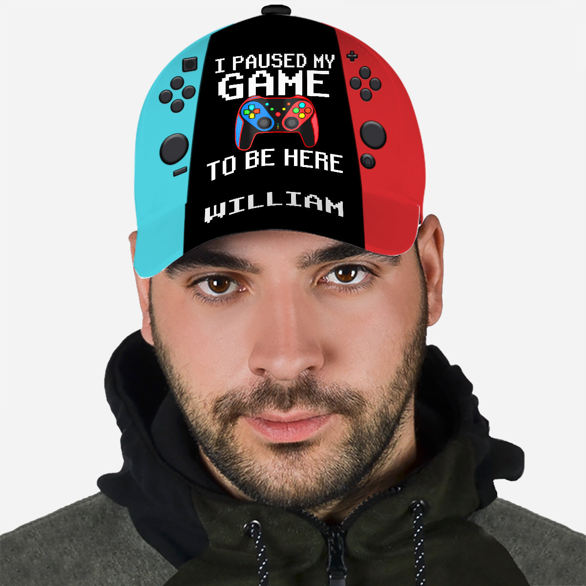 I Paused My Game To Be Here - Personalized Video Game Classic Cap