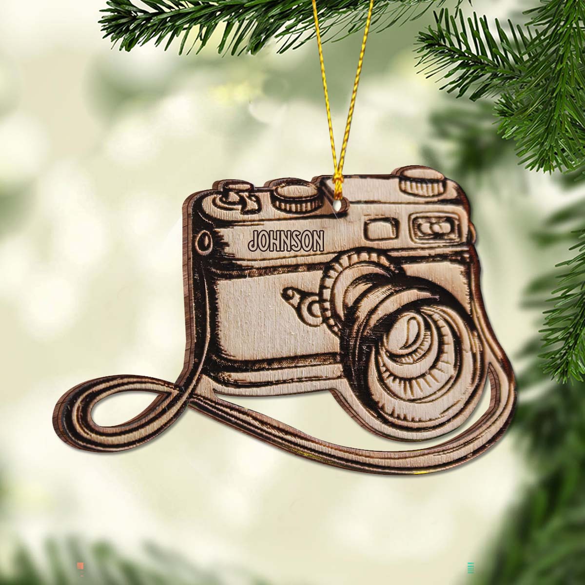 Camera - Personalized Photography Ornament