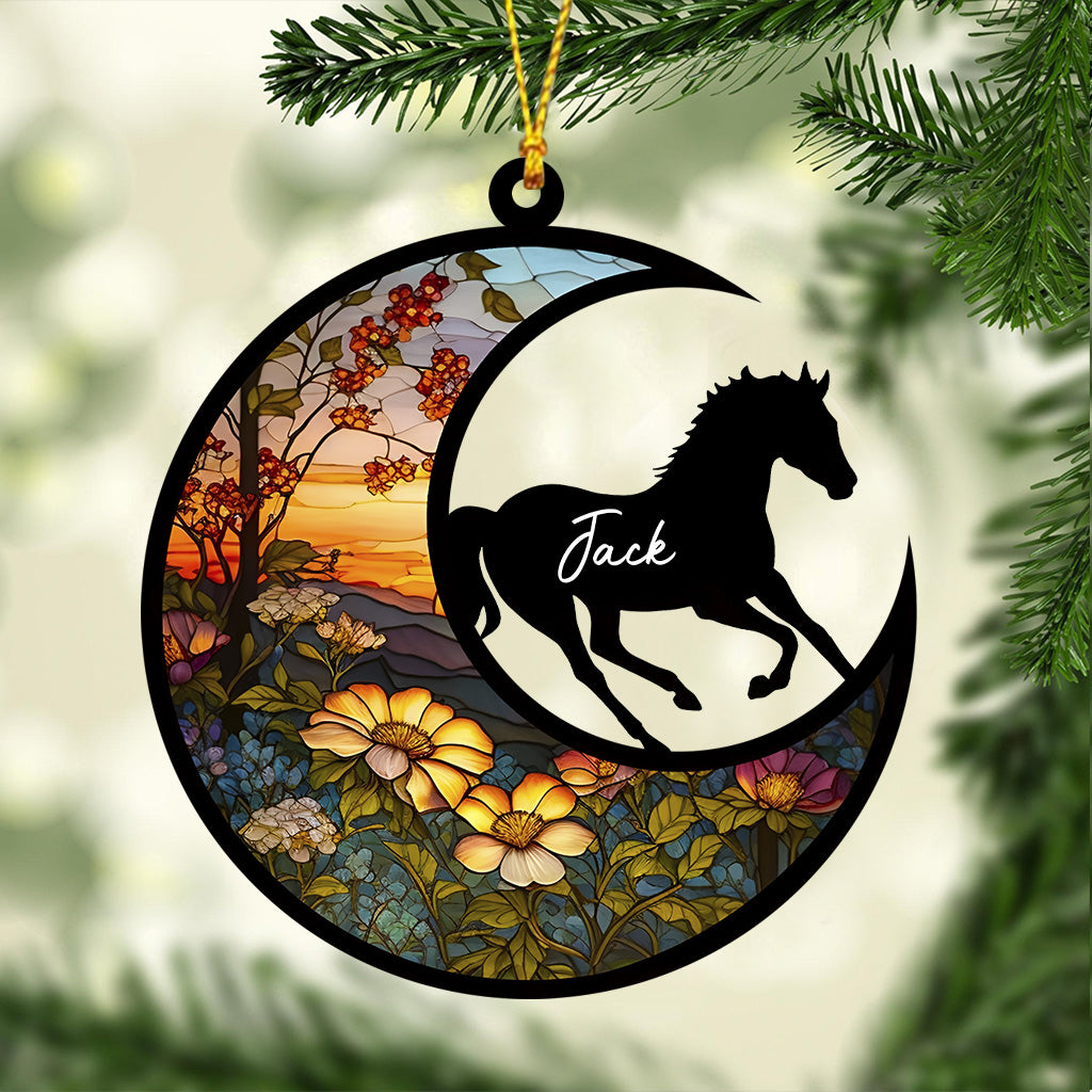 Love Horses - Personalized Horse Ornament
