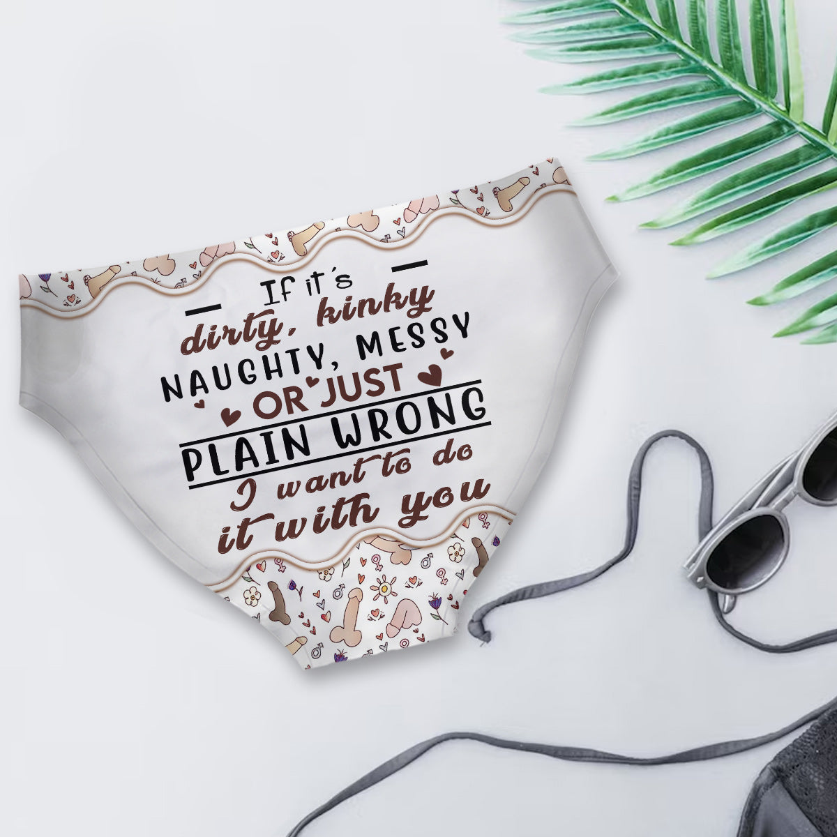 Partner In Crime - Personalized Couple Women Briefs