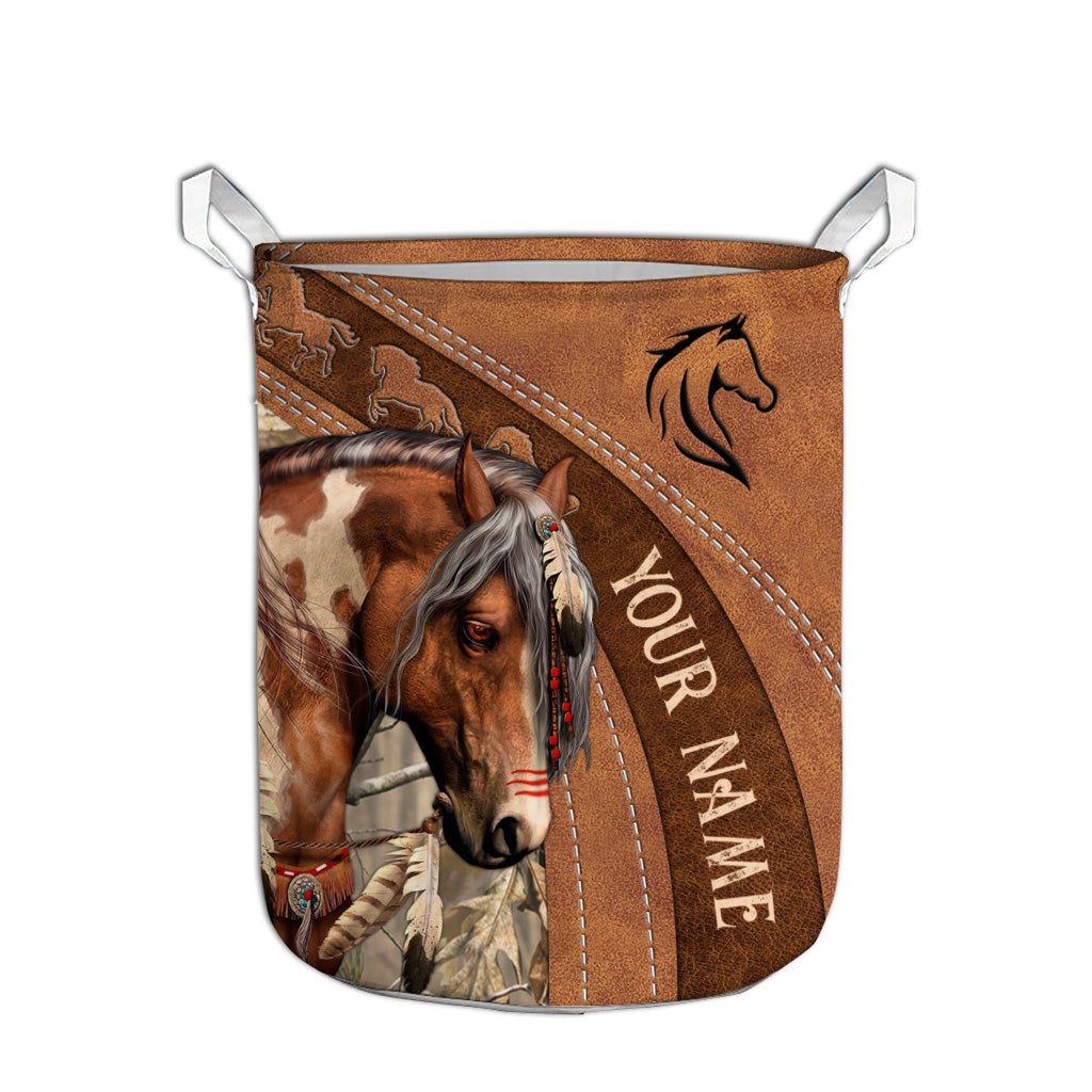 Love Horses - Personalized Horse Storage Basket