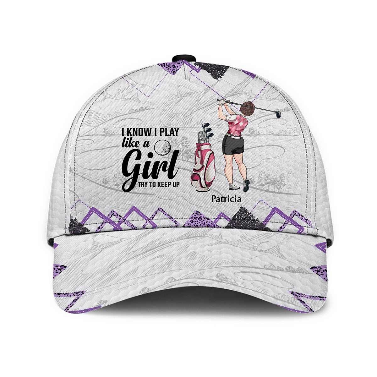 Golf Instruction - Golf gift for her, girlfriend, wife, daughter - Personalized Classic Cap