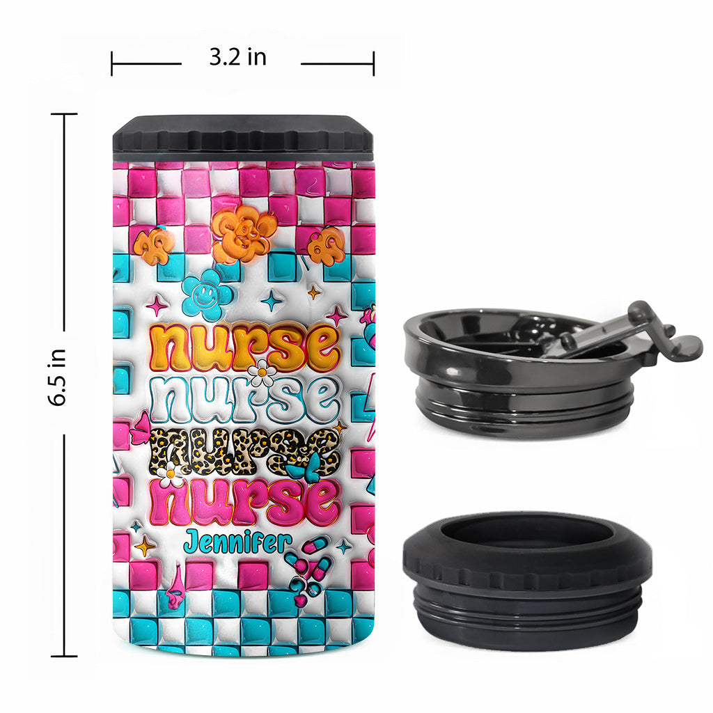 Nurse Life - Personalized Nurse Can Cooler