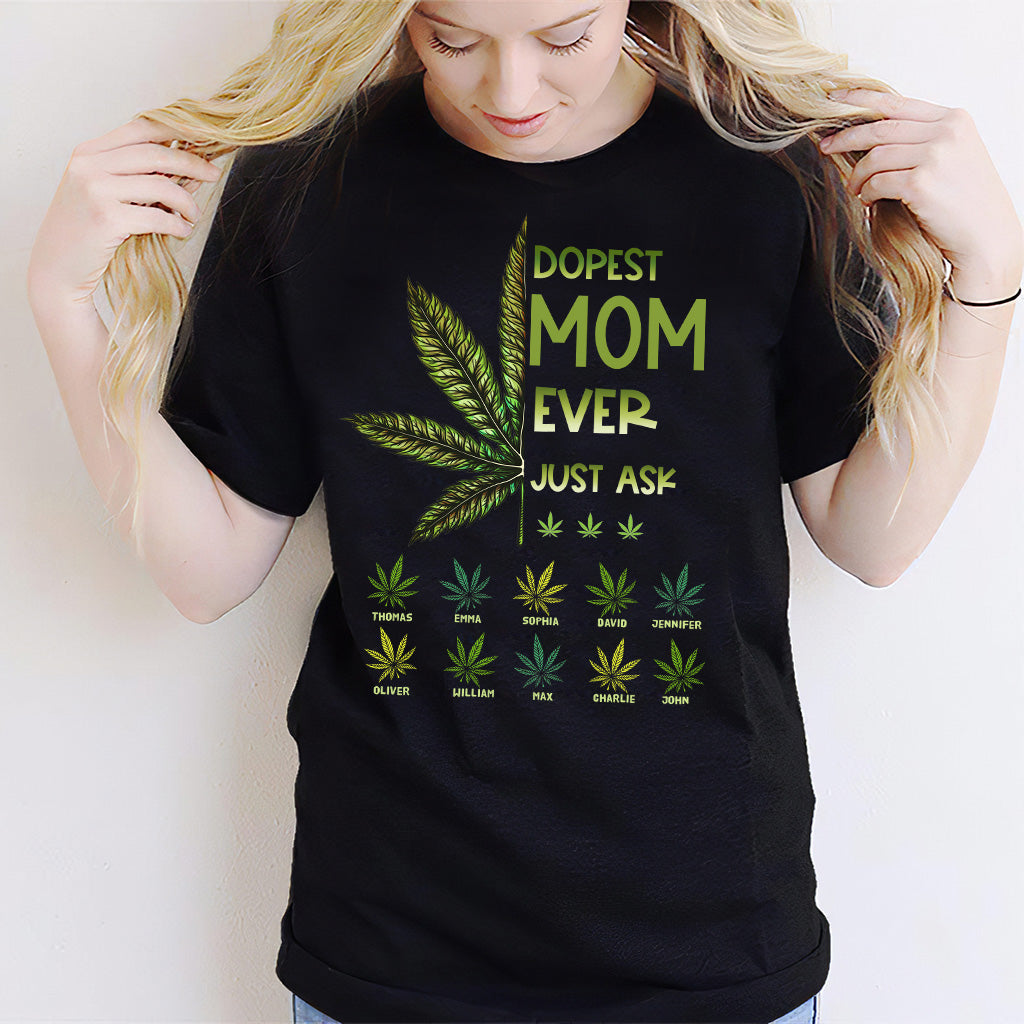 Dopest Dad Ever - Gift for dad, grandma, grandpa, mom, uncle, aunt, brother, sister - Personalized T-shirt And Hoodie