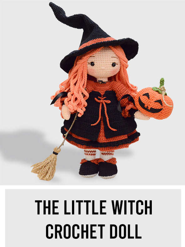 Witch Doll - Witch Hand Knitted Doll