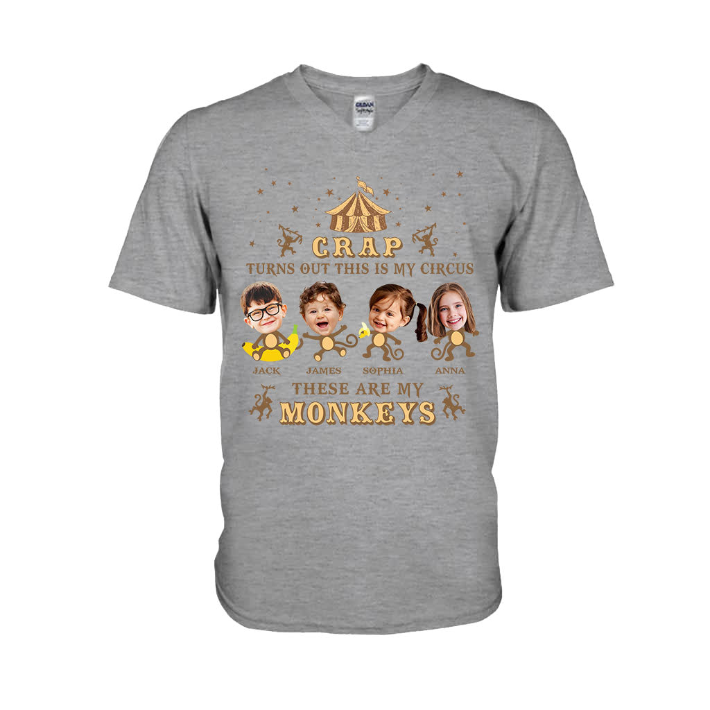 This Is My Circus These Are My Monkeys - Personalized Mother T-shirt And Hoodie