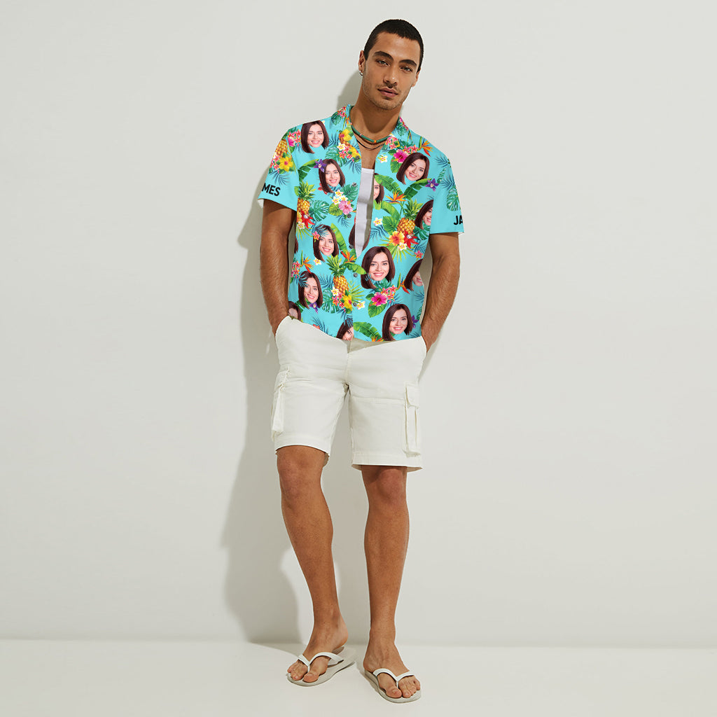 Tropical Flowers - Personalized Sea Lover Hawaiian Shirt