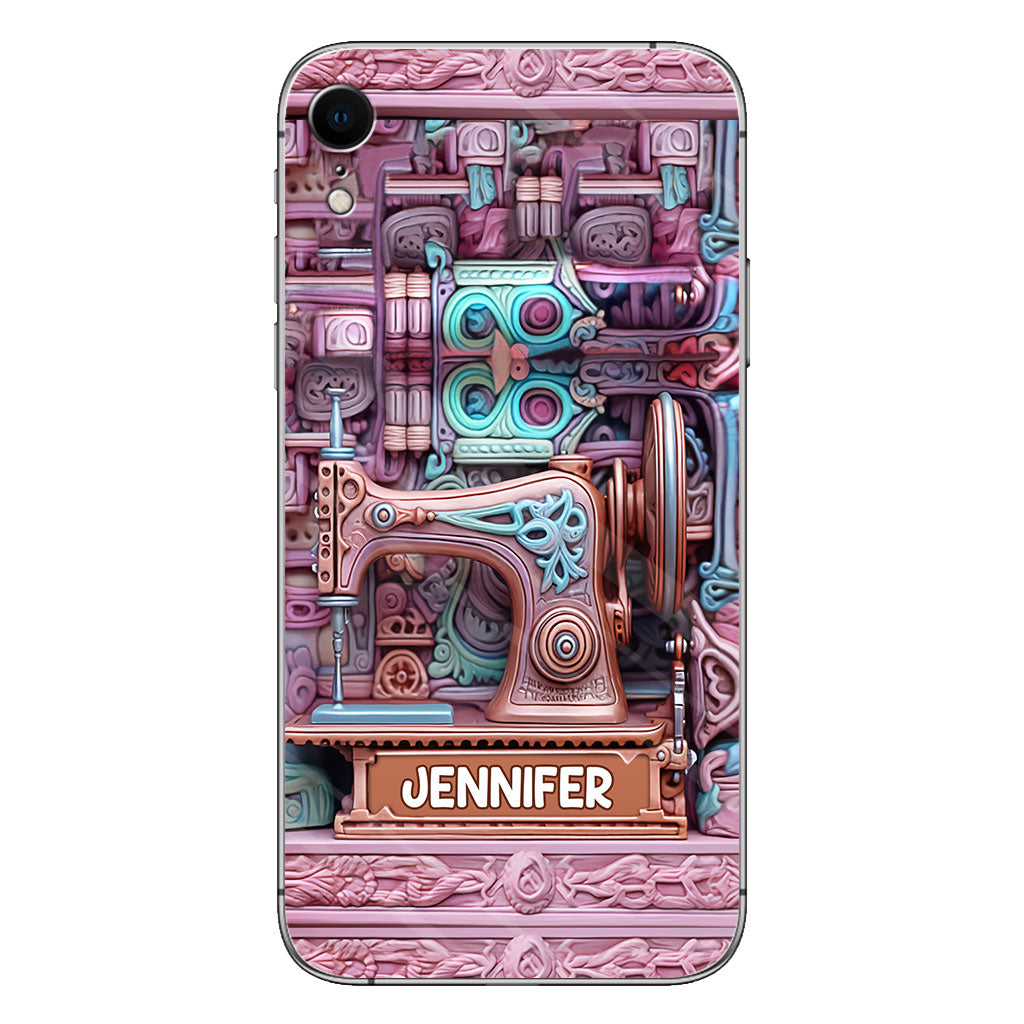 Love Sewing - Personalized Sewing Phone Case