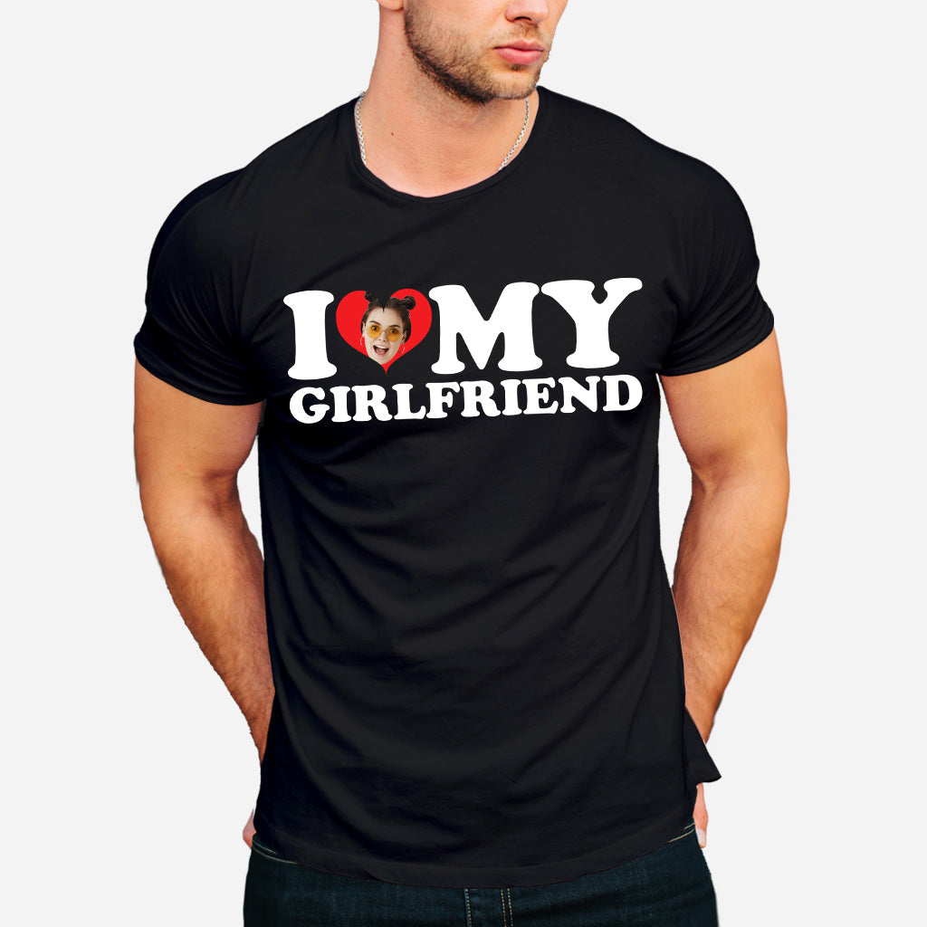 I Love My Hot Girlfriend/ Boyfriend/ Wife/ Husband - Personalized Couple T-shirt And Hoodie