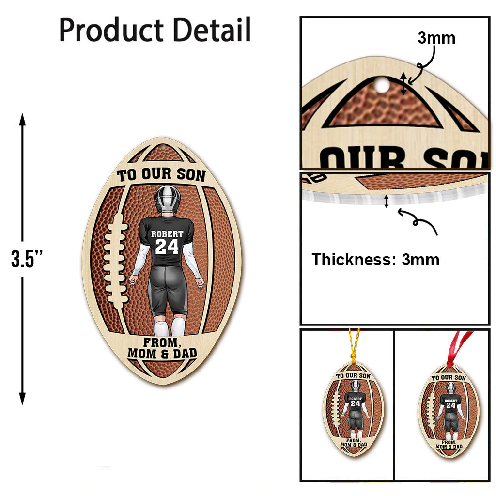 To Our Son - gift for son, him - Personalized Ornament