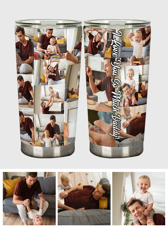 Collage Tumbler - Gift for dad - Personalized Tumbler