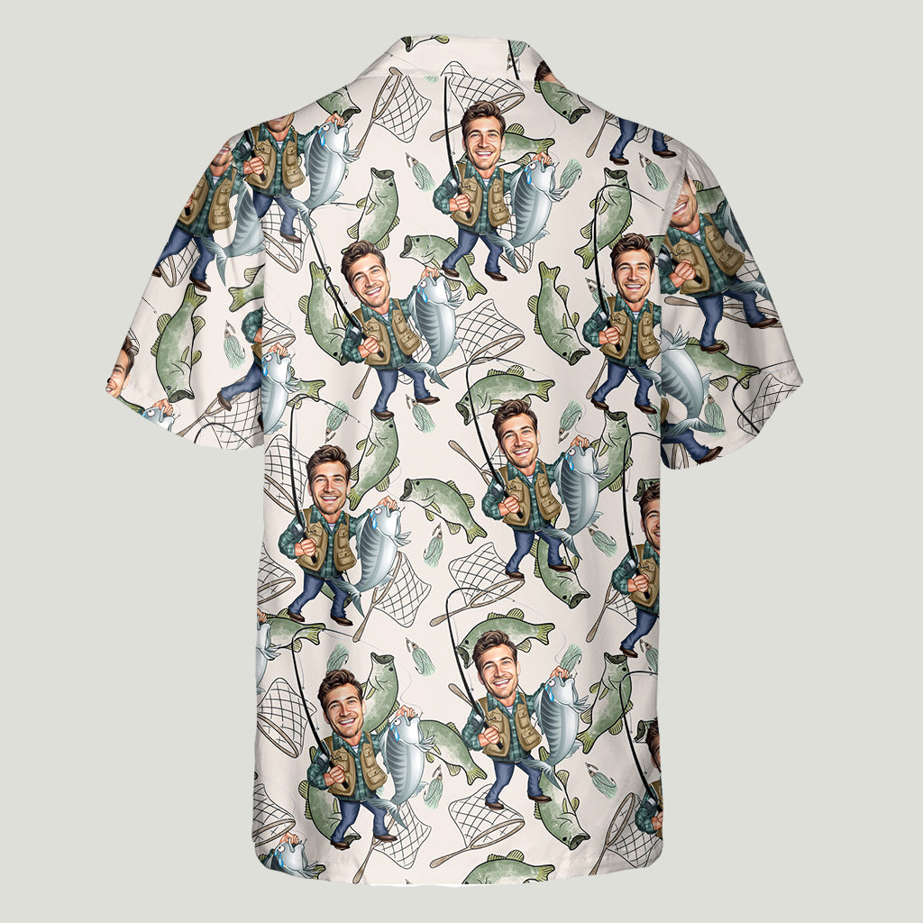 Gift For Fishing Dad, Husband, Uncle... - Personalized Fishing Hawaiian Shirt