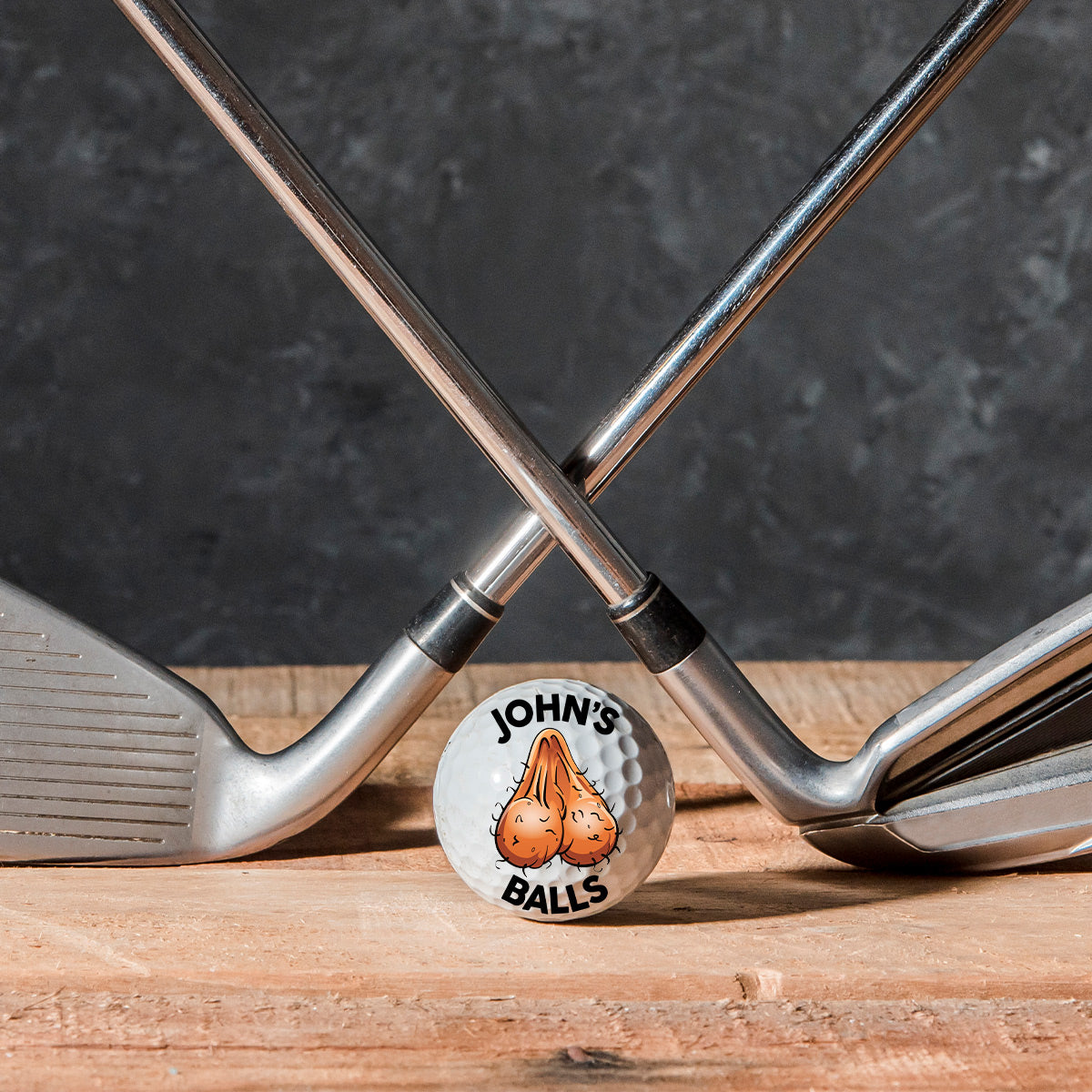 The Balls - Golf gift for dad, him, grandpa, husband - Personalized Golf Ball