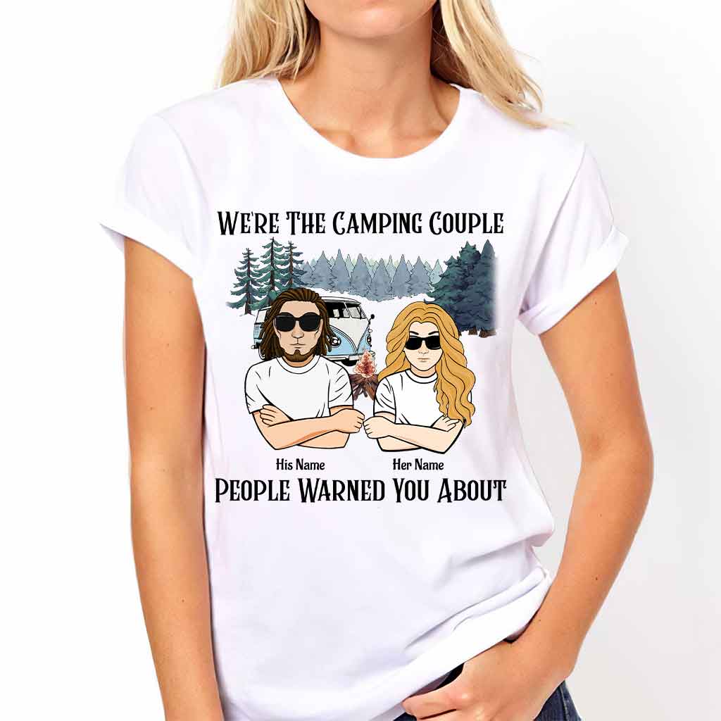 We're The Camping Couple - Personalized T-shirt and Hoodie