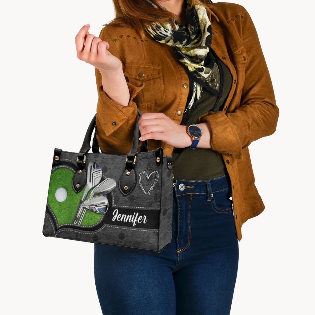 Love Golf - Personalized Golf Leather Handbag