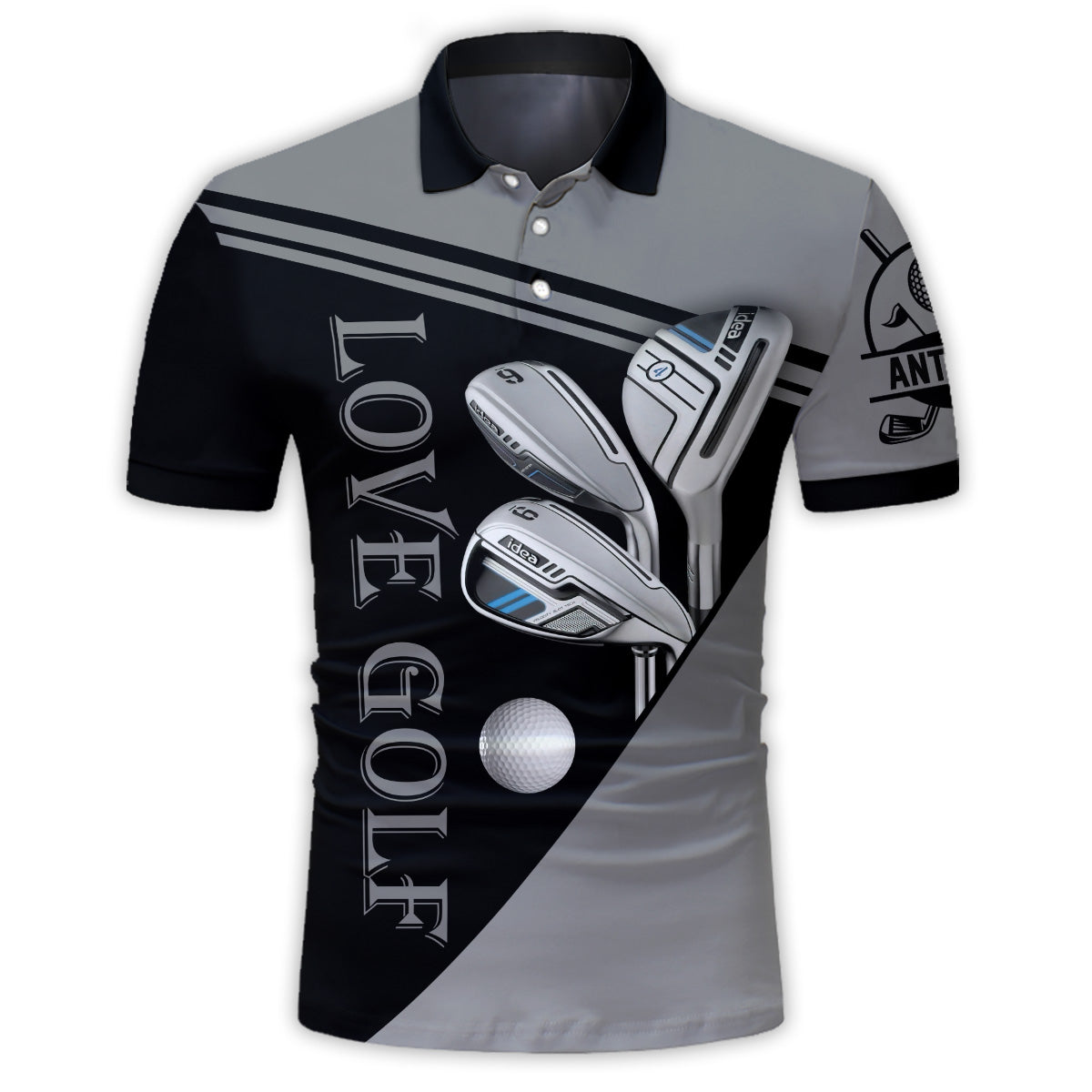 Love Golf - Personalized Golf Polo Shirt