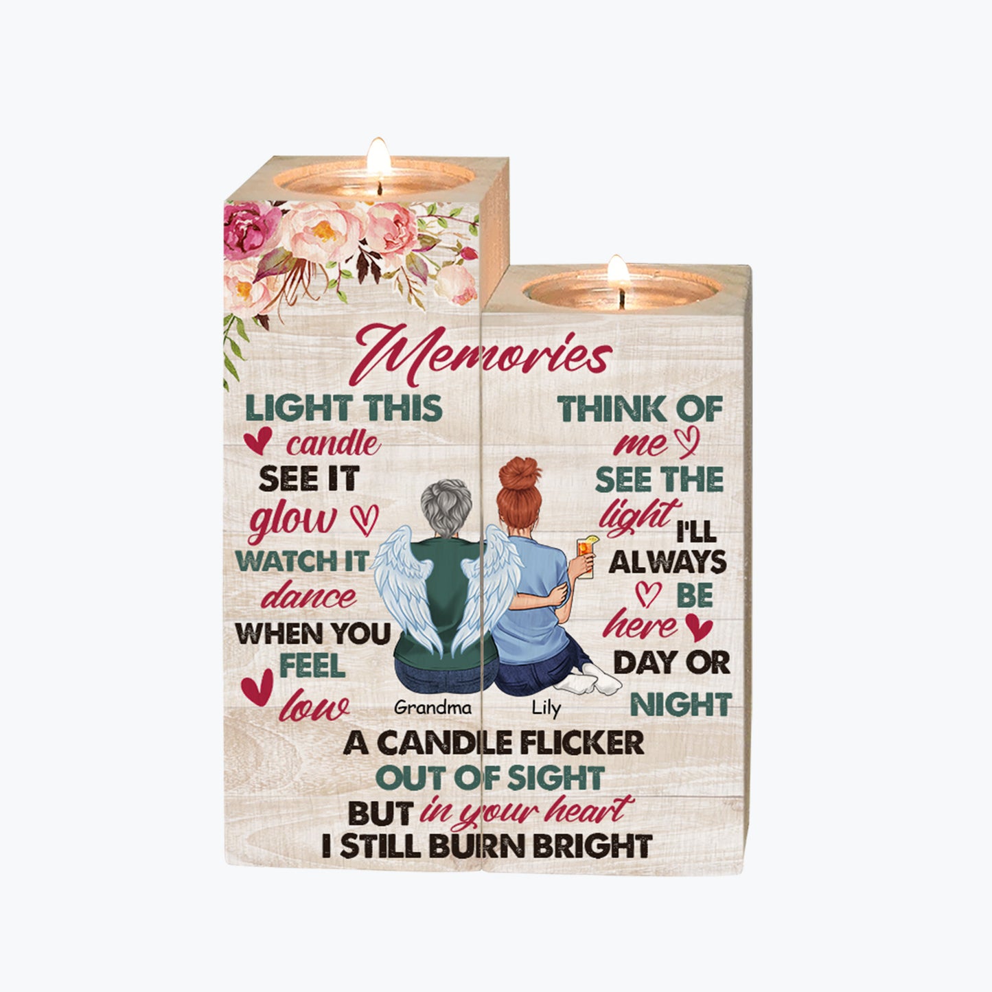 Light This Candle - Personalized Memorial Candle Holder