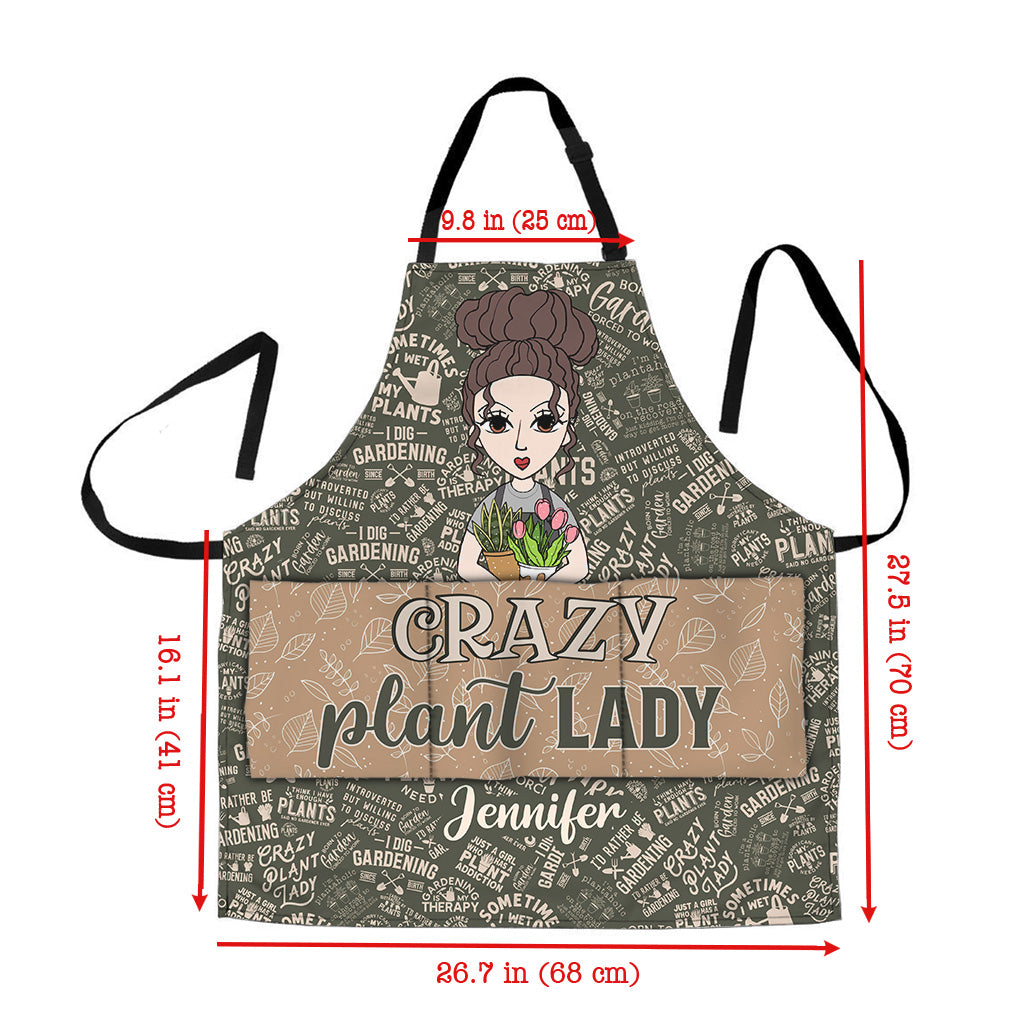 Just A Girl Who Loves Gardening - Personalized Gardening Apron