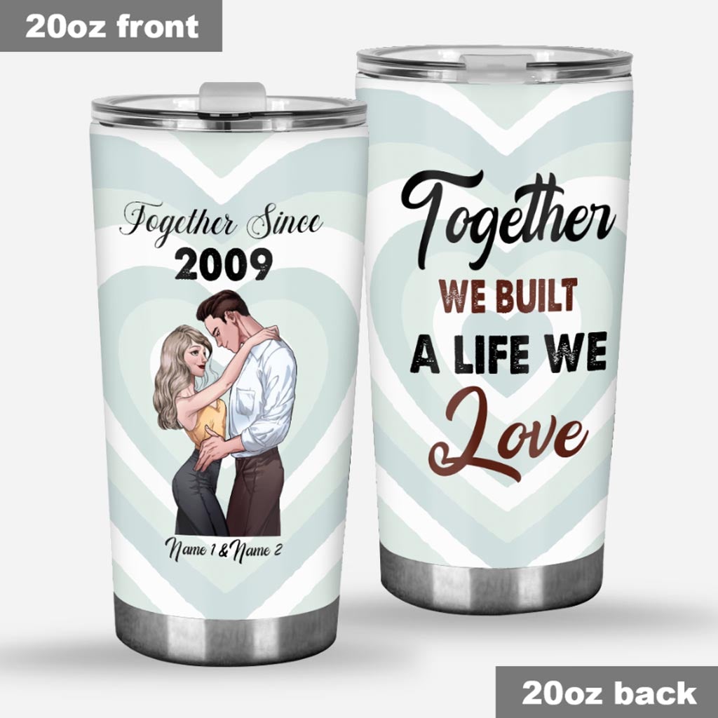 Together Since - Personalized Couple Tumbler