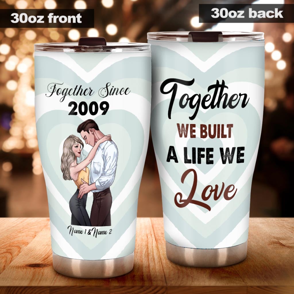 Together Since - Personalized Couple Tumbler