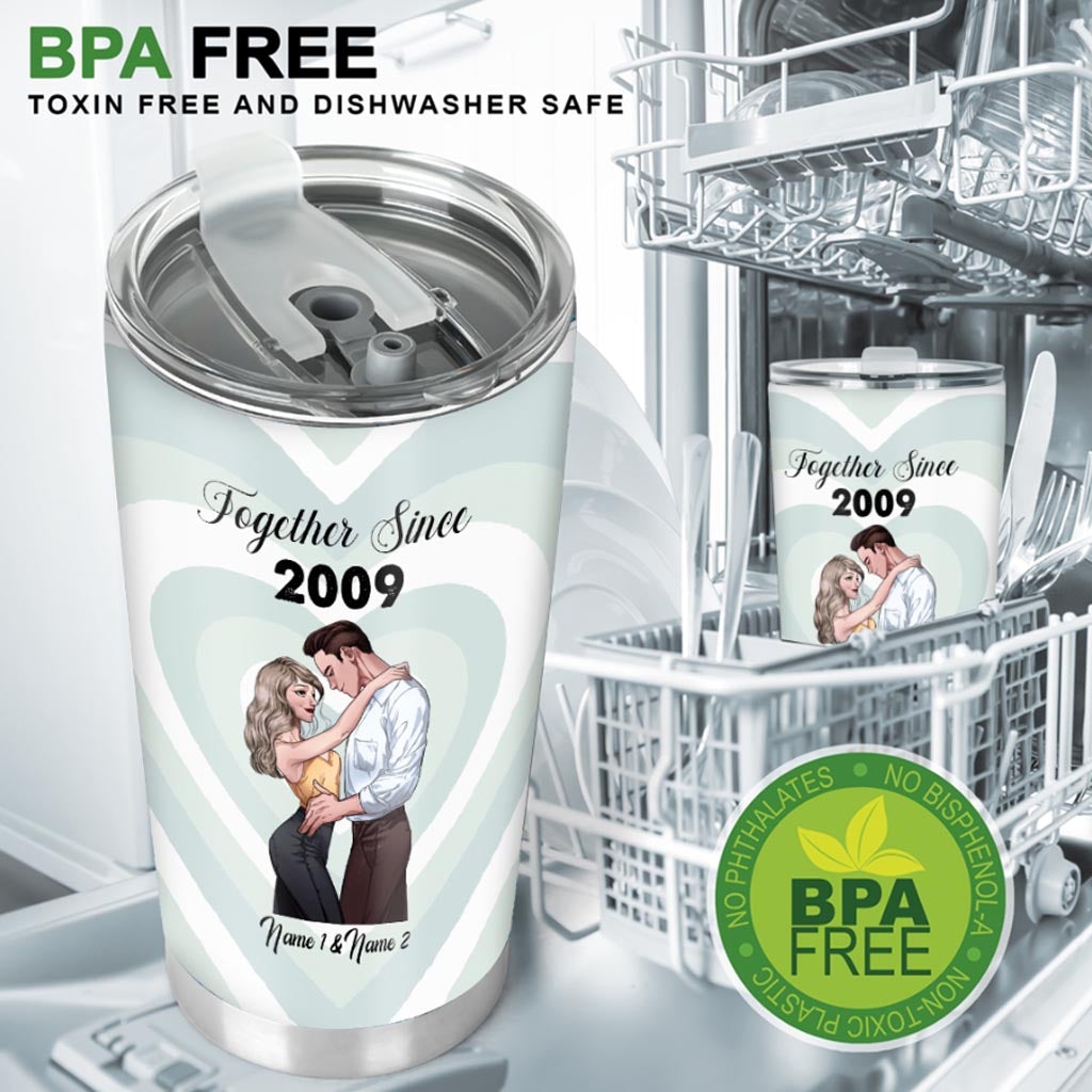Together Since - Personalized Couple Tumbler