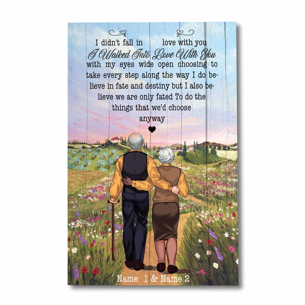 I Don't Say It Out Of Habit - Personalized Couple Poster