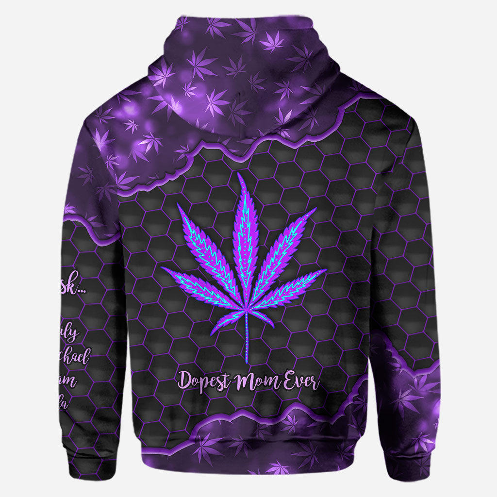 Dopest Mom Ever - Personalized Mother's Day Weed Hoodie and Leggings