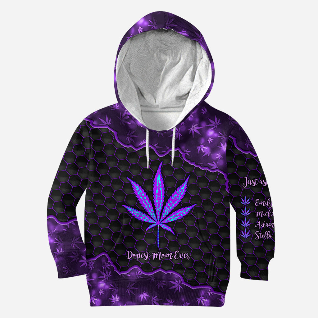Dopest Mom Ever - Personalized Mother's Day Weed Hoodie and Leggings