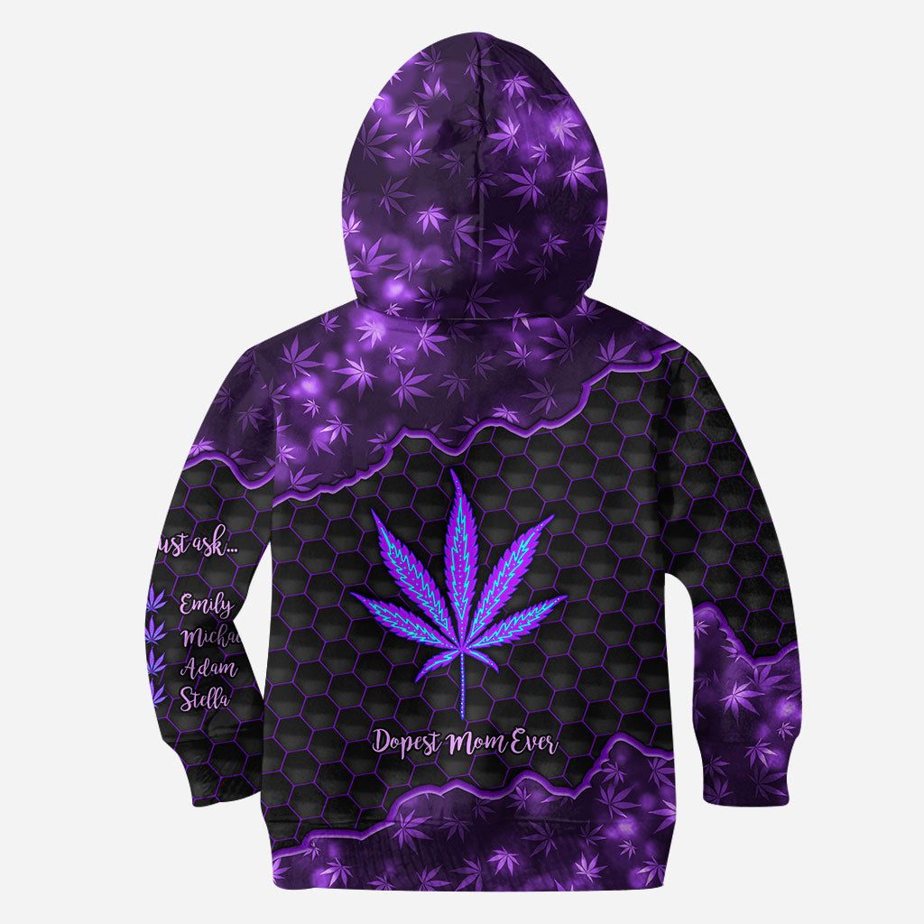 Dopest Mom Ever - Personalized Mother's Day Weed Hoodie and Leggings