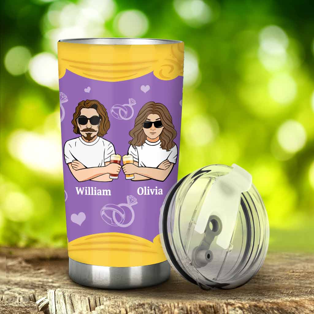 Husband And Wife - Personalized Couple Tumbler