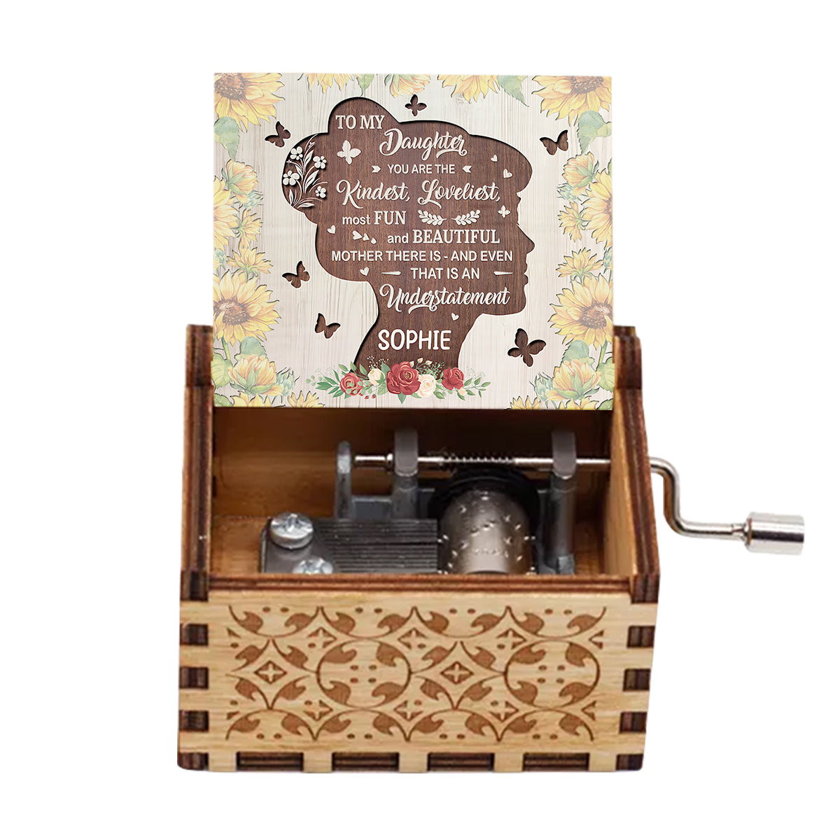 You Are The Kindest - Personalized Grandma Hand Crank Music Box