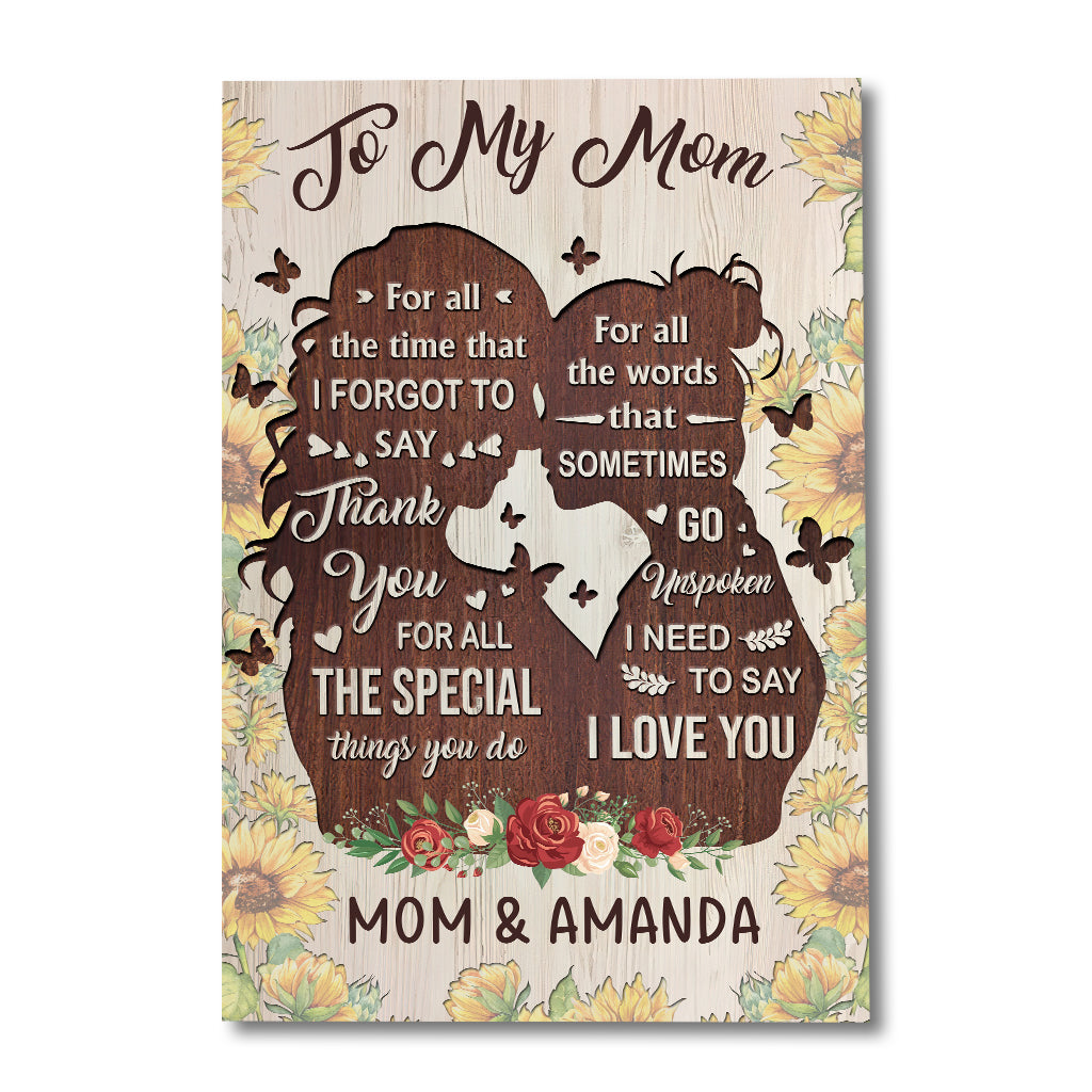 You Are The Kindest - Gift for mom, grandma, daughter, granddaughter, sister, aunt - Personalized Canvas And Poster
