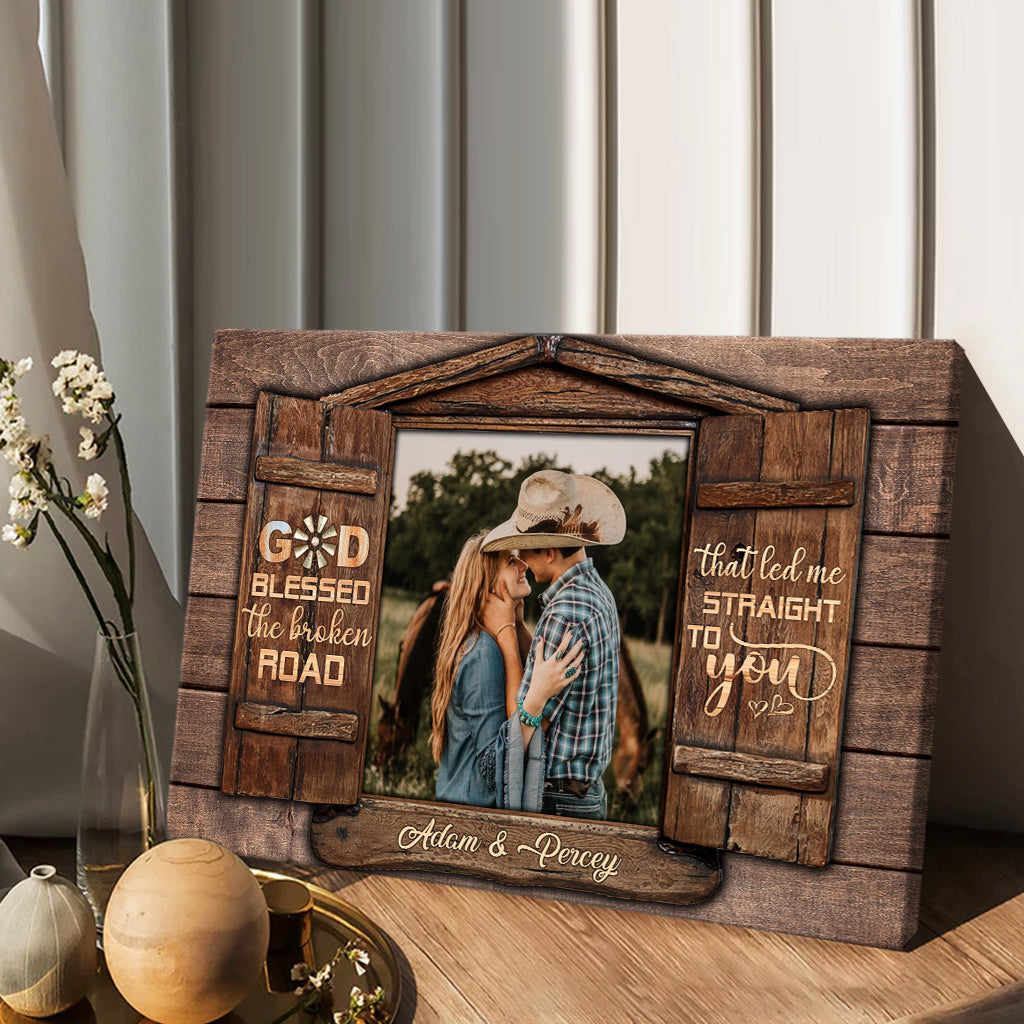 Home Is Wherever I'm With You - Personalized Couple Canvas And Poster