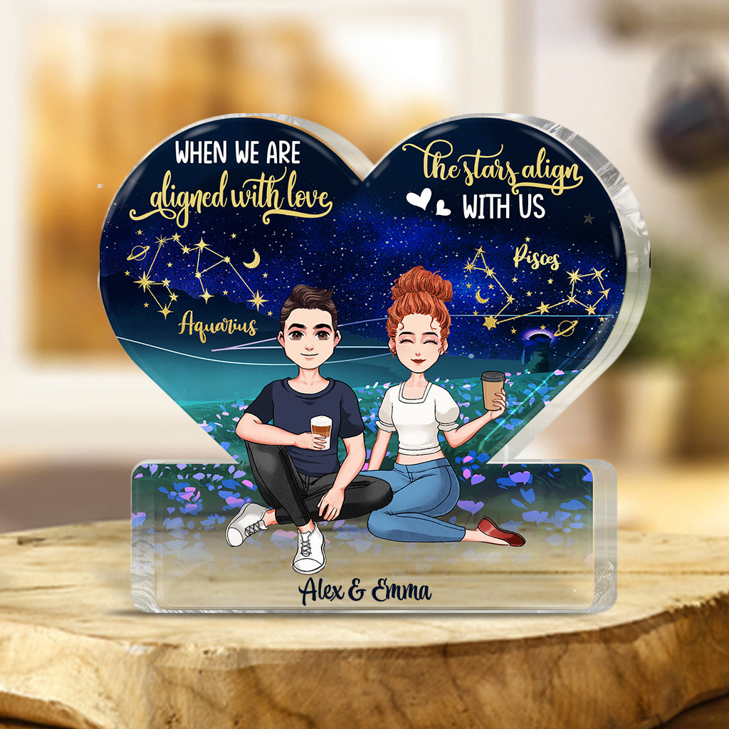 I Love You To The Moon - Personalized Couple Couple Custom Shaped Acrylic Plaque