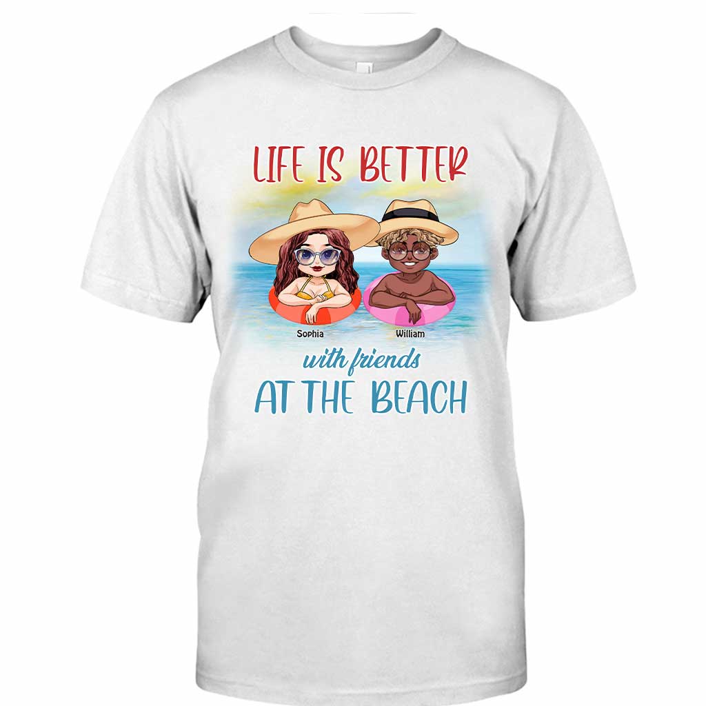 Boire sur mes plages - T-shirt et sweat à capuche personnalisés pour les amoureux de la mer