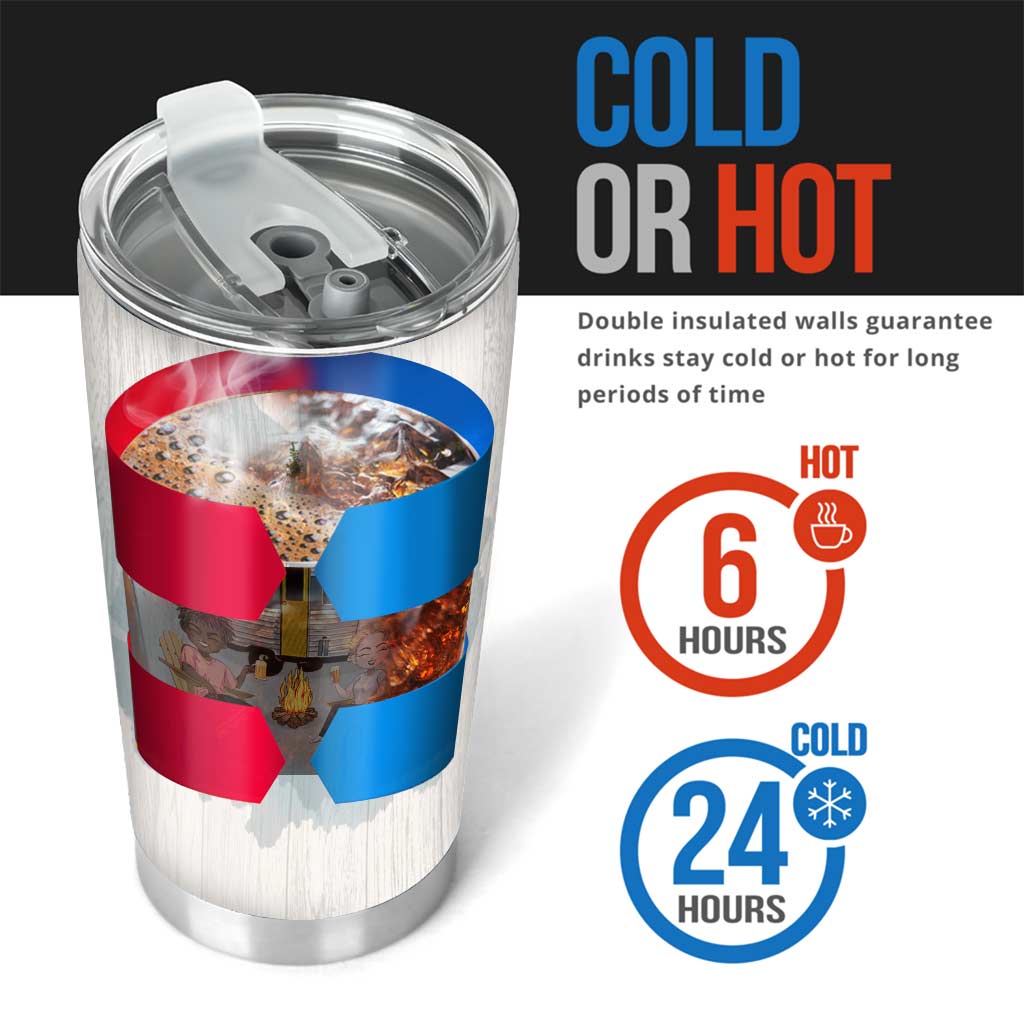 We're Not Alcoholics They Go To Meeting - Personalized Camping Tumbler