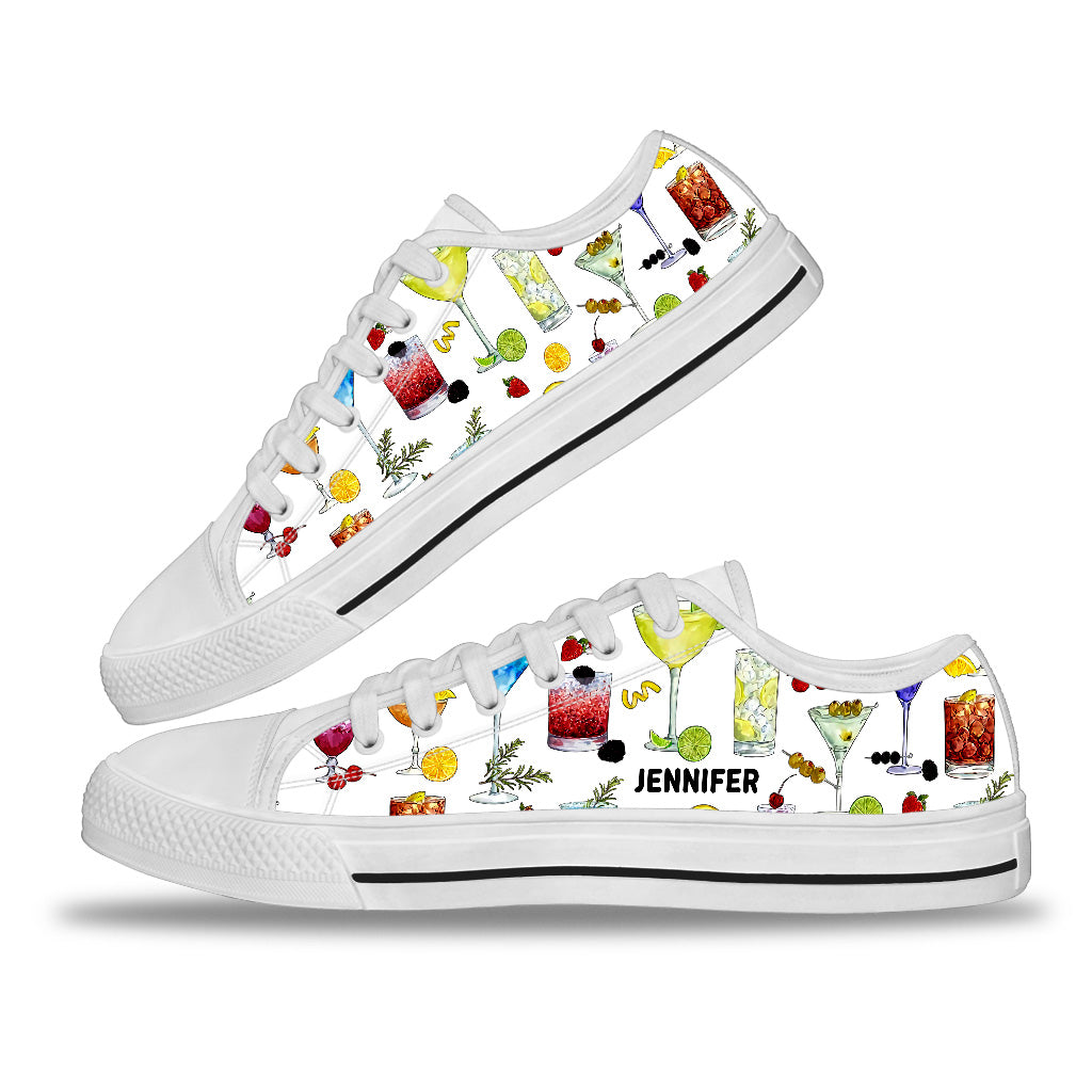 Ambiance estivale - Chaussures basses personnalisées pour barman