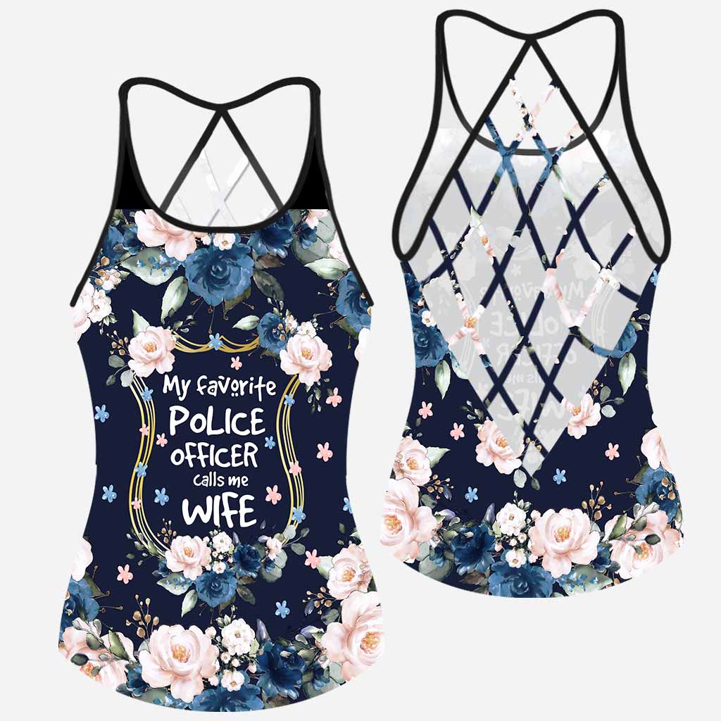 My Favorite Police Officer Cross Tank Top