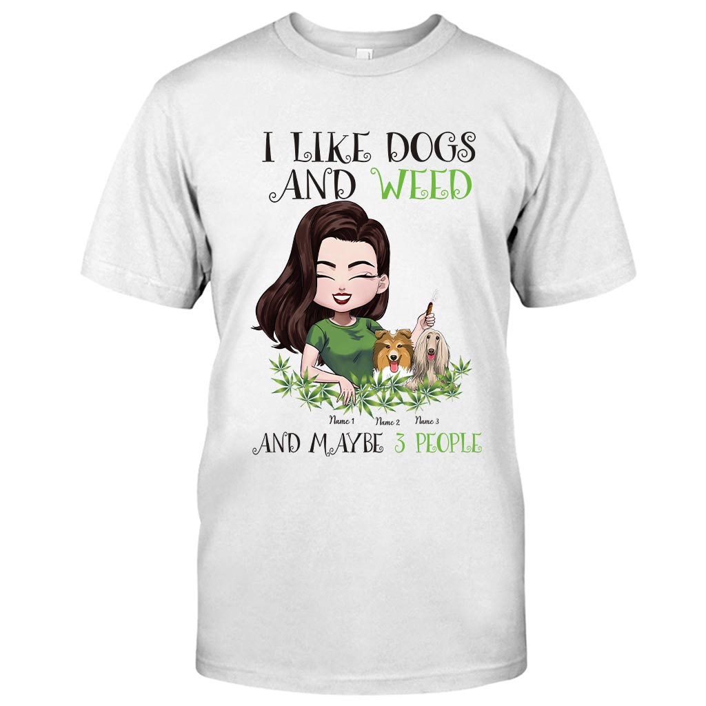 J'aime les chiens - T-shirt et sweat à capuche personnalisés pour chiens
