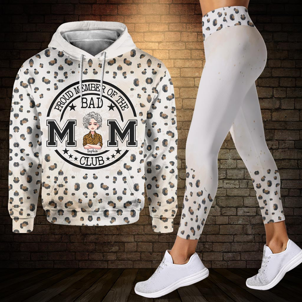 Pround Member Of The Bad Moms Club - Personalized Mother's Day Grandma Hoodie and Leggings