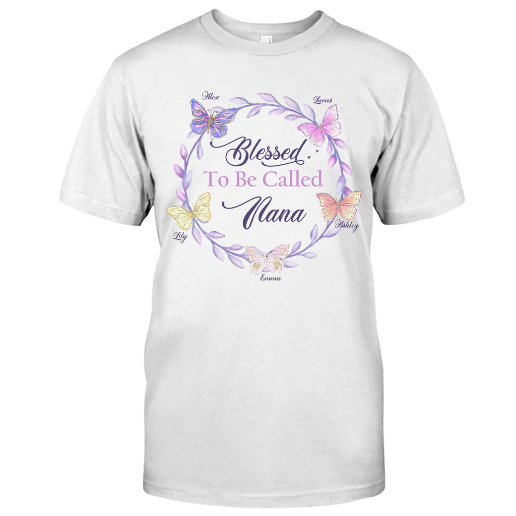 Blessed To Be Called - Personalized Grandma T-shirt and Hoodie