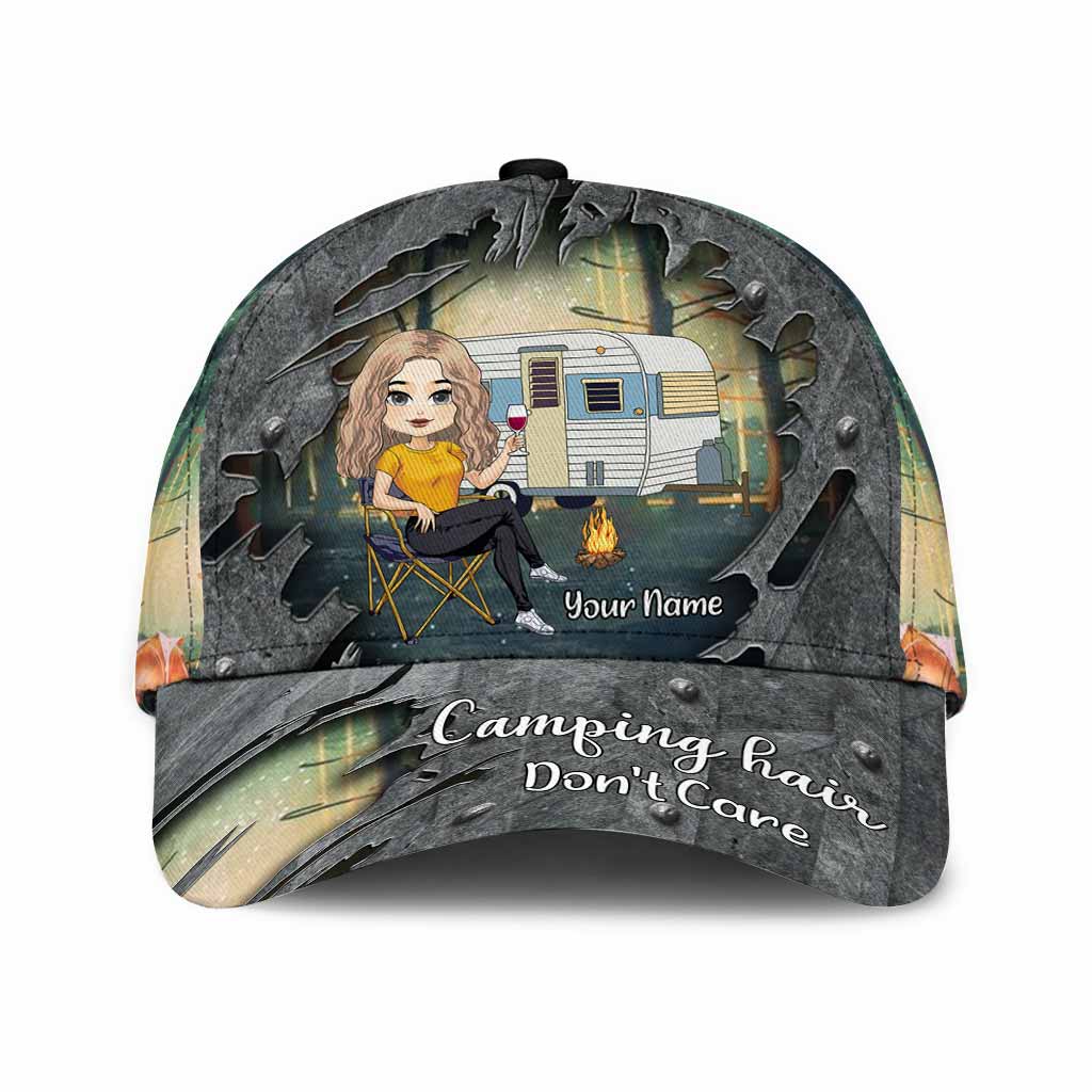 Campingfrisur egal – Personalisierte klassische Kappe