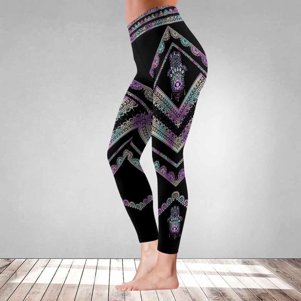 Namaste Hamsa Amulett Leggings