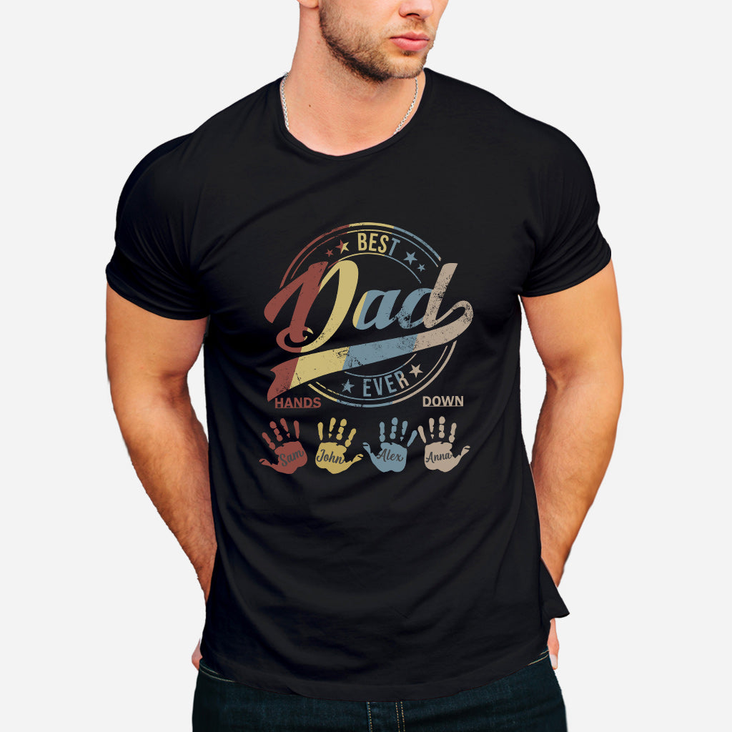 Best Dad Ever Grandpa - Personalized Father T-shirt and Hoodie